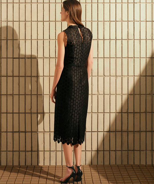 Guipure Polka Dot Dress