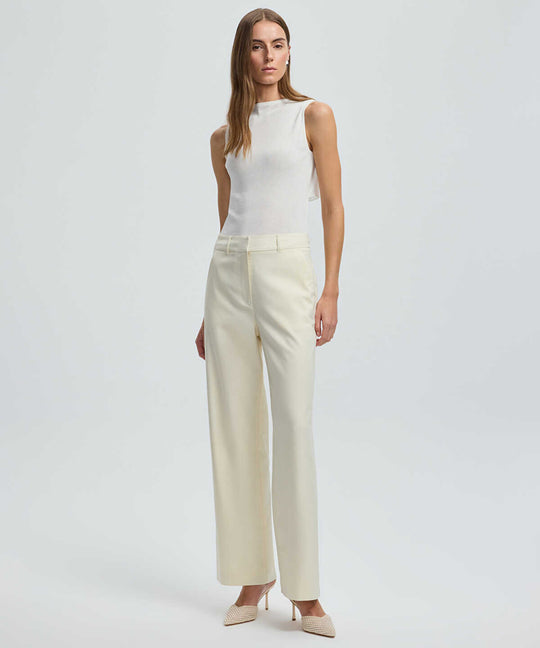 Wide-Leg Tailored Trousers
