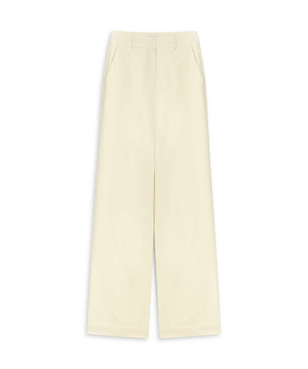 Wide-Leg Tailored Trousers
