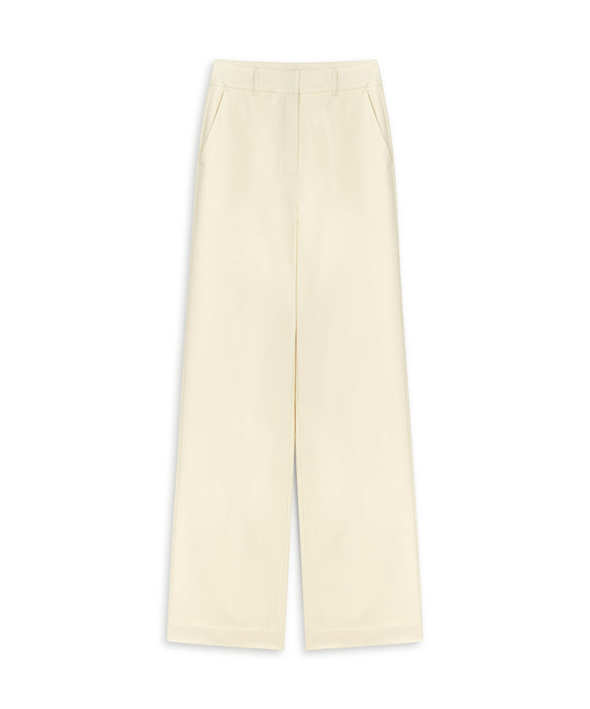 Zoomed Wide-Leg Tailored Trousers