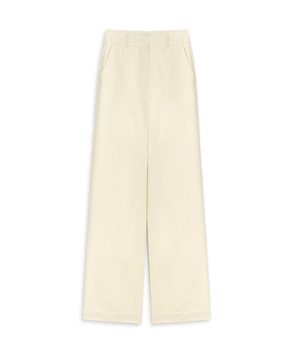 Wide-Leg Tailored Trousers