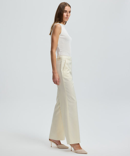 Wide-Leg Tailored Trousers
