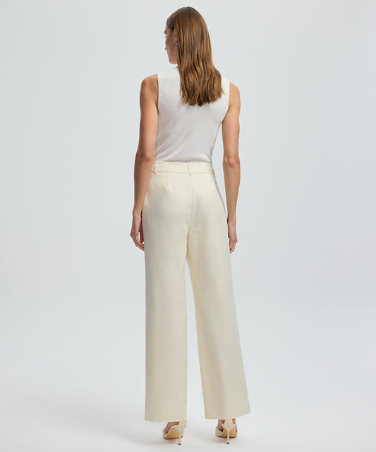 Wide-Leg Tailored Trousers