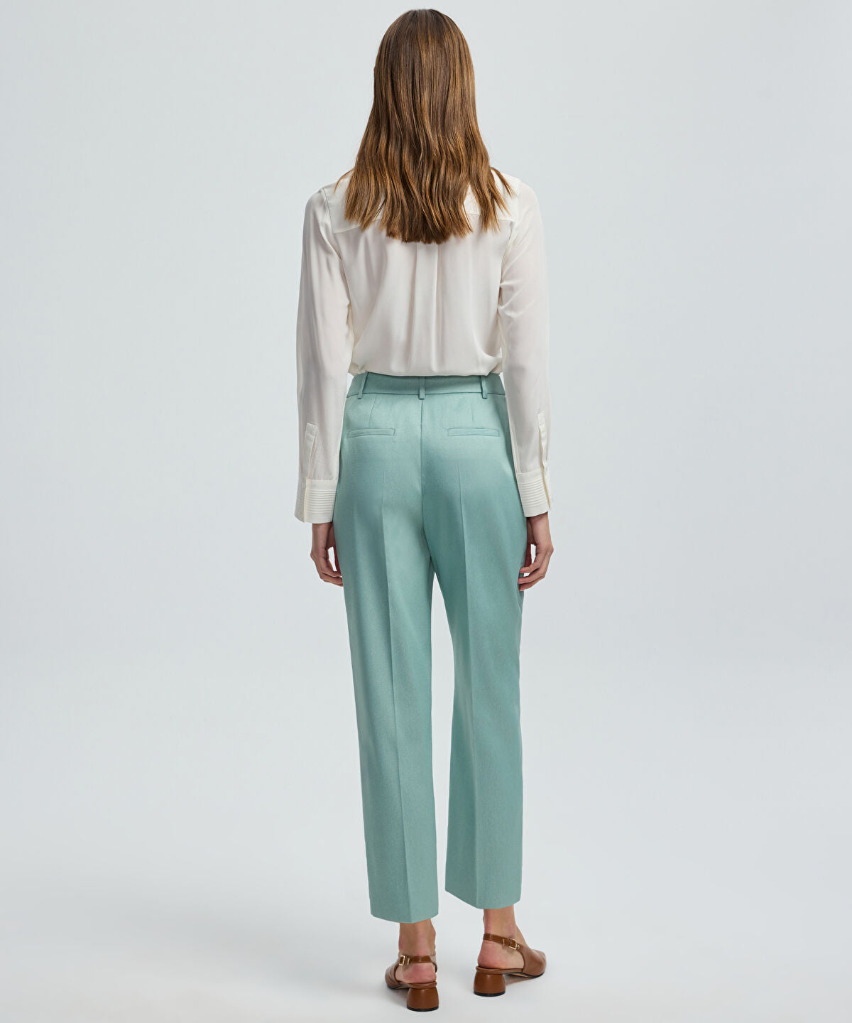 Zoomed Cigarette Trousers