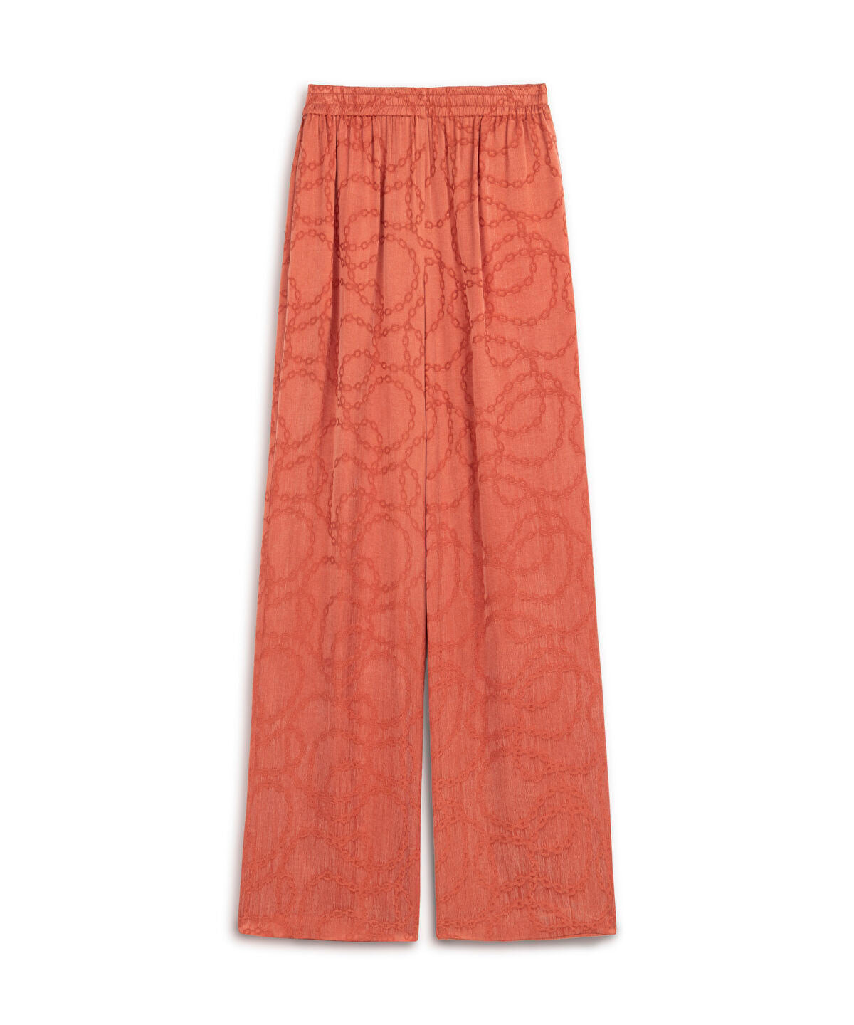Zoomed Printed Wide-Leg Trousers