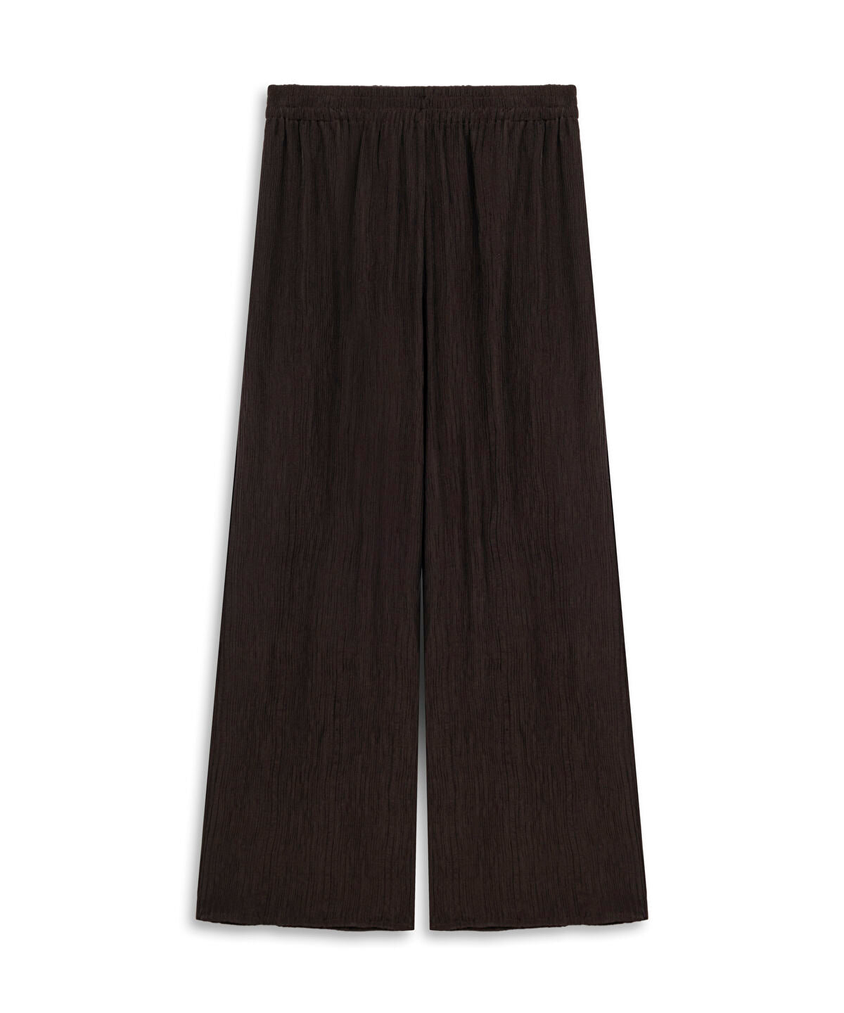 Zoomed Crinkle-Effect Trousers