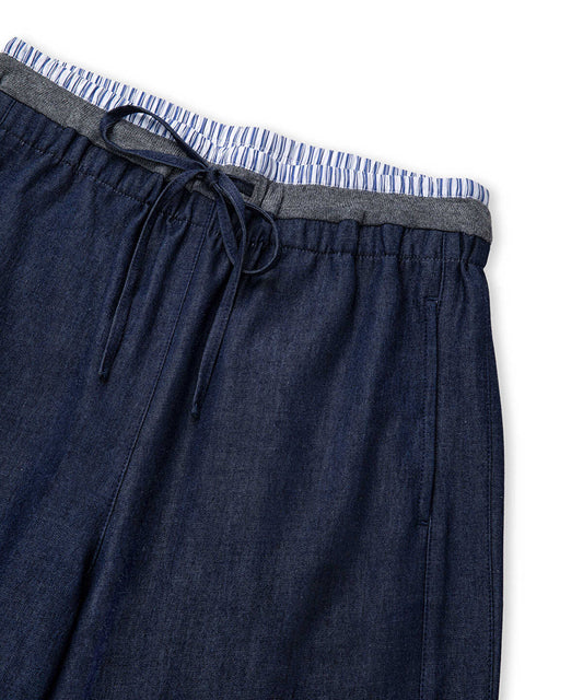 Triple Layer Contrast Waist Trousers