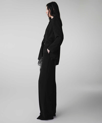 Lace Applique Trousers