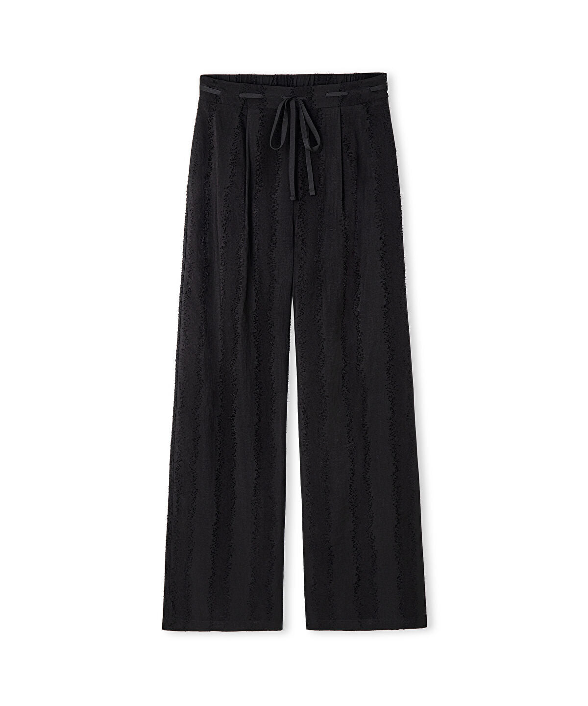 Zoomed Jacquard Wide-Leg Trousers