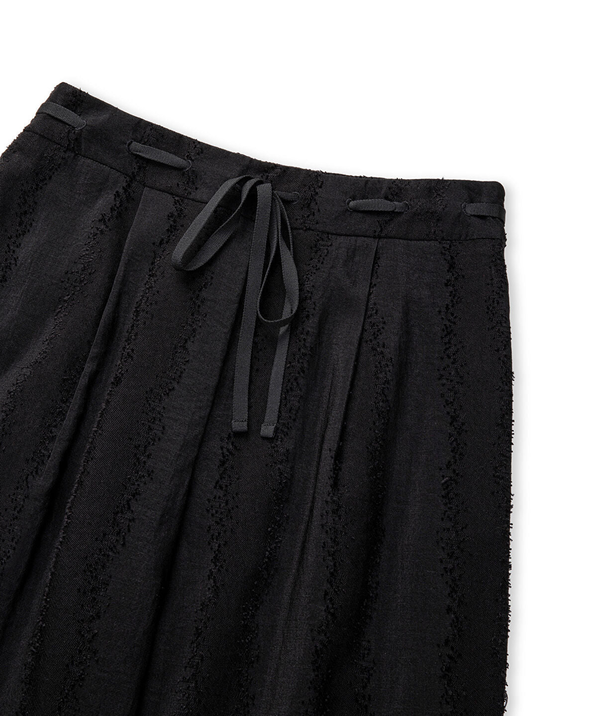Zoomed Jacquard Wide-Leg Trousers