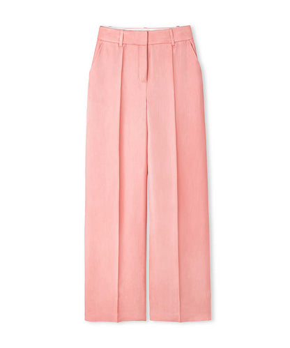 Wide-Leg Viscose Trousers