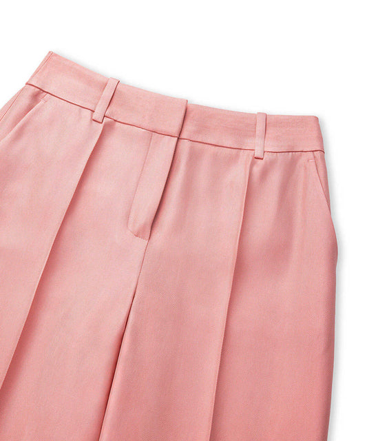 Wide-Leg Viscose Trousers