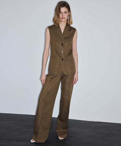 Belted Wide Leg Trousers