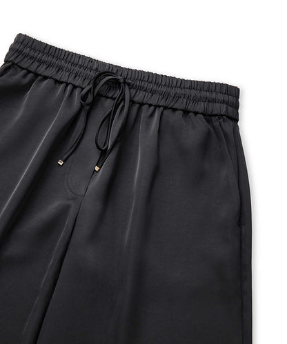 Satin Wide Leg Trousers 