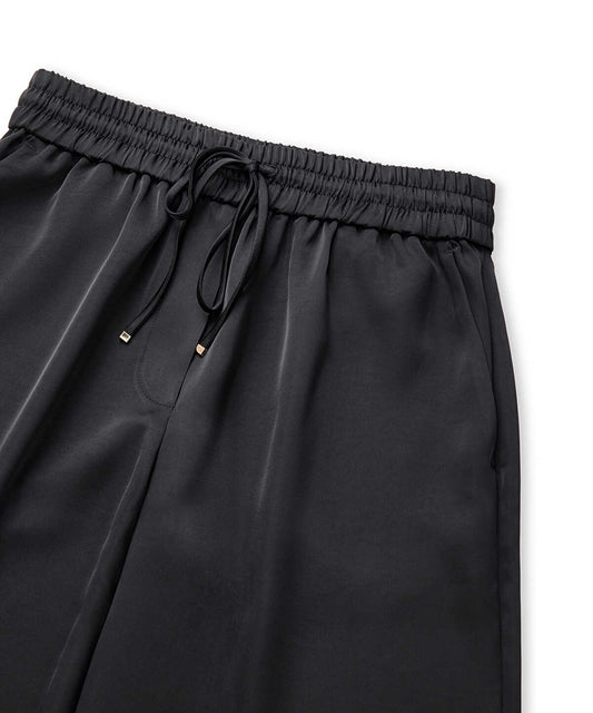 Satin Wide Leg Trousers 