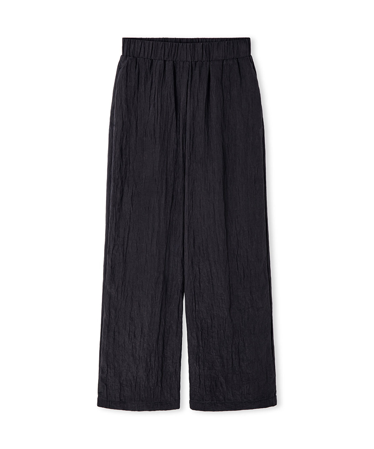 Zoomed Crinkle-Effect Trousers 
