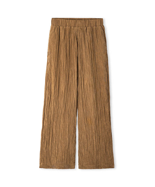 Crinkle-Effect Trousers 
