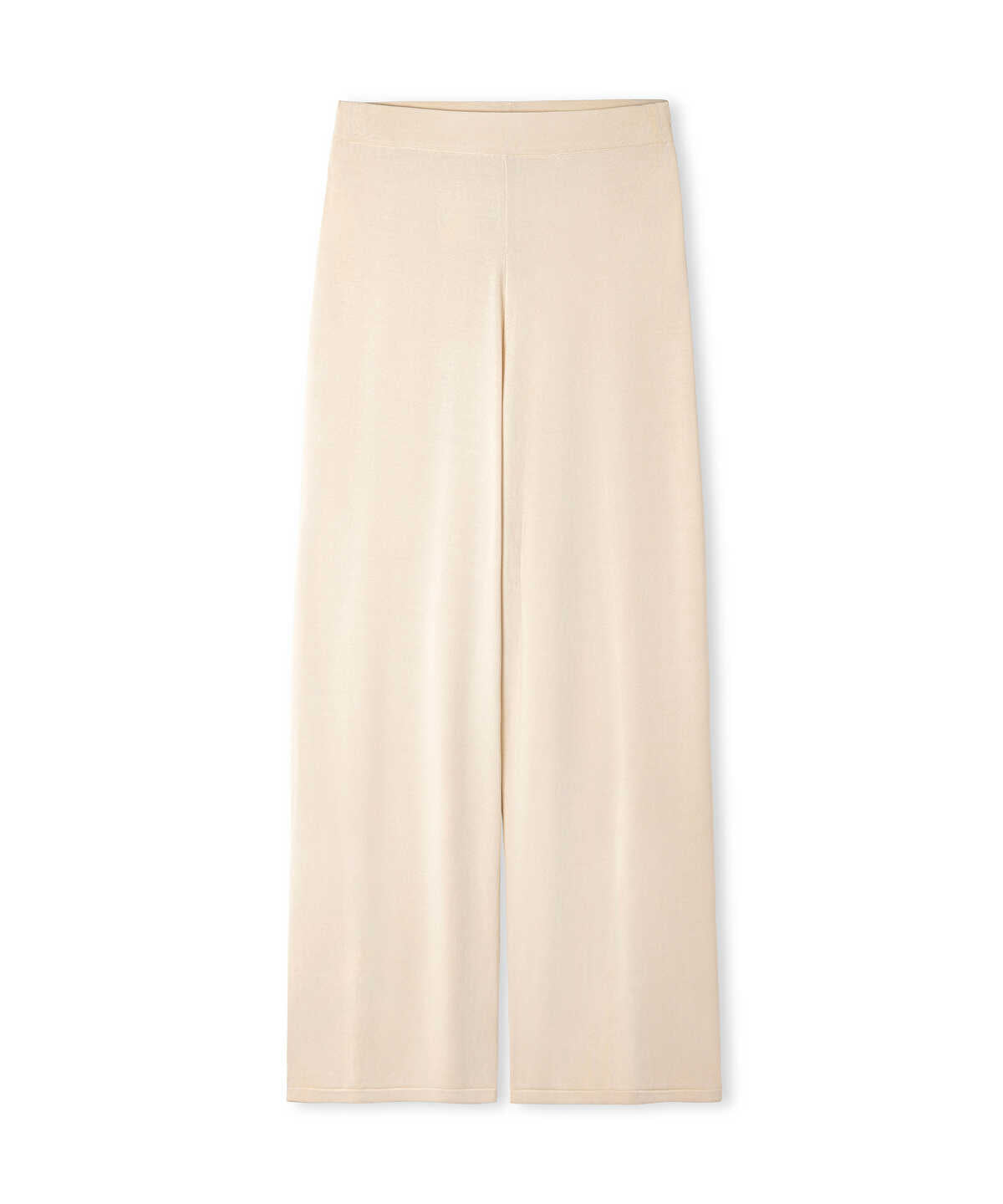 Wide Leg Knit Trousers