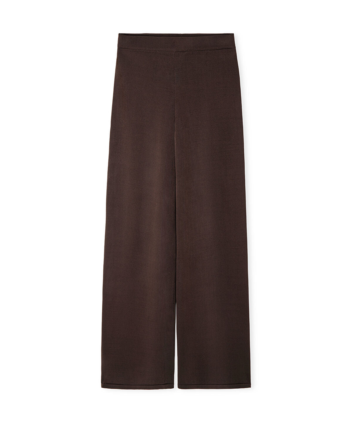 Zoomed Wide Leg Knit Trousers