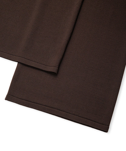 Wide Leg Knit Trousers
