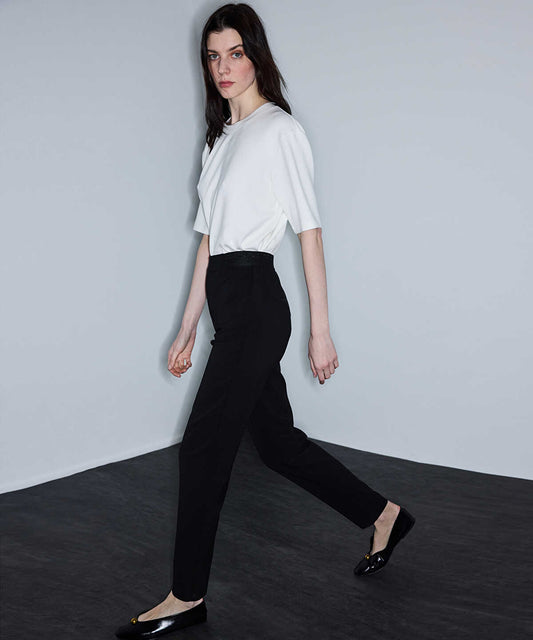 Trousers with Lurex Thread