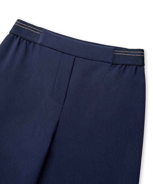 Trousers with Lurex Thread