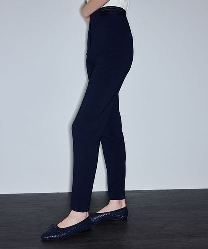 Trousers with Lurex Thread