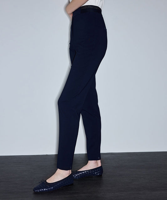 Trousers with Lurex Thread