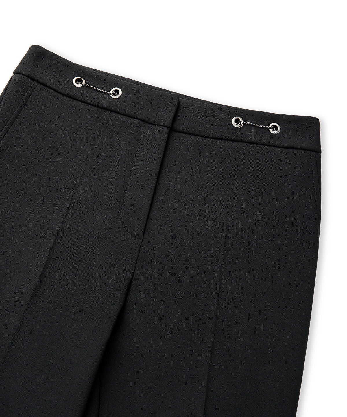 Zoomed Skinny Trousers with Metal Accents 