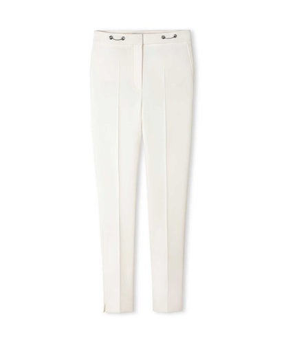 Skinny Trousers with Metal Accents 