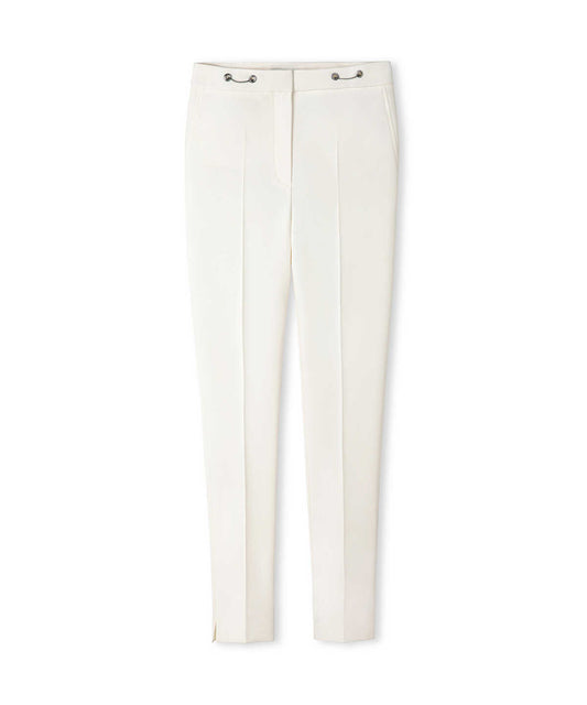 Skinny Trousers with Metal Accents 