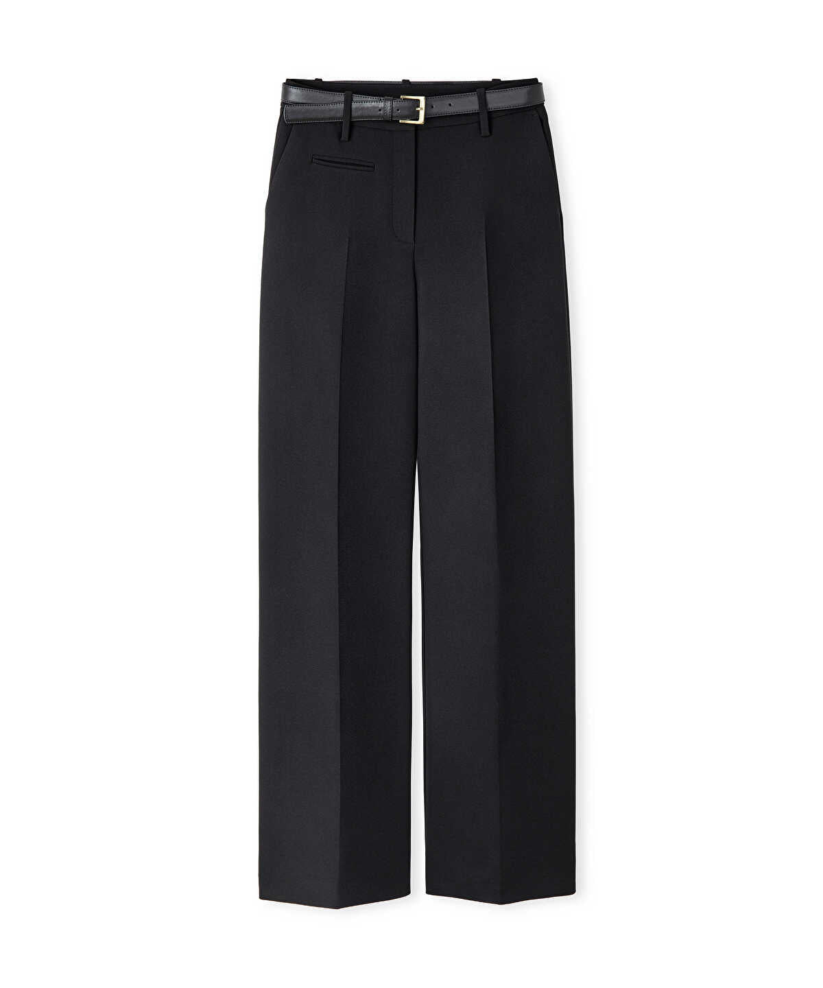 Zoomed Belted Wide Leg Trousers
