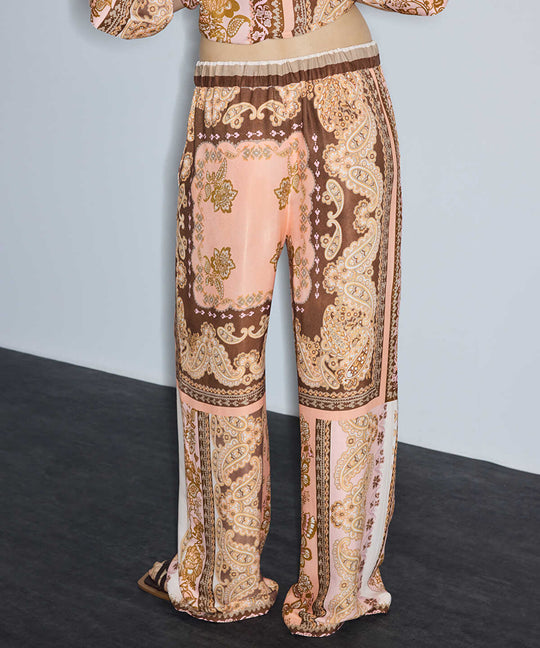 Printed Viscose Trousers