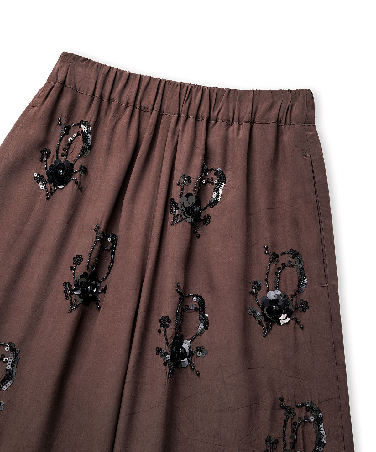Zoomed Embellished Viscose Trousers