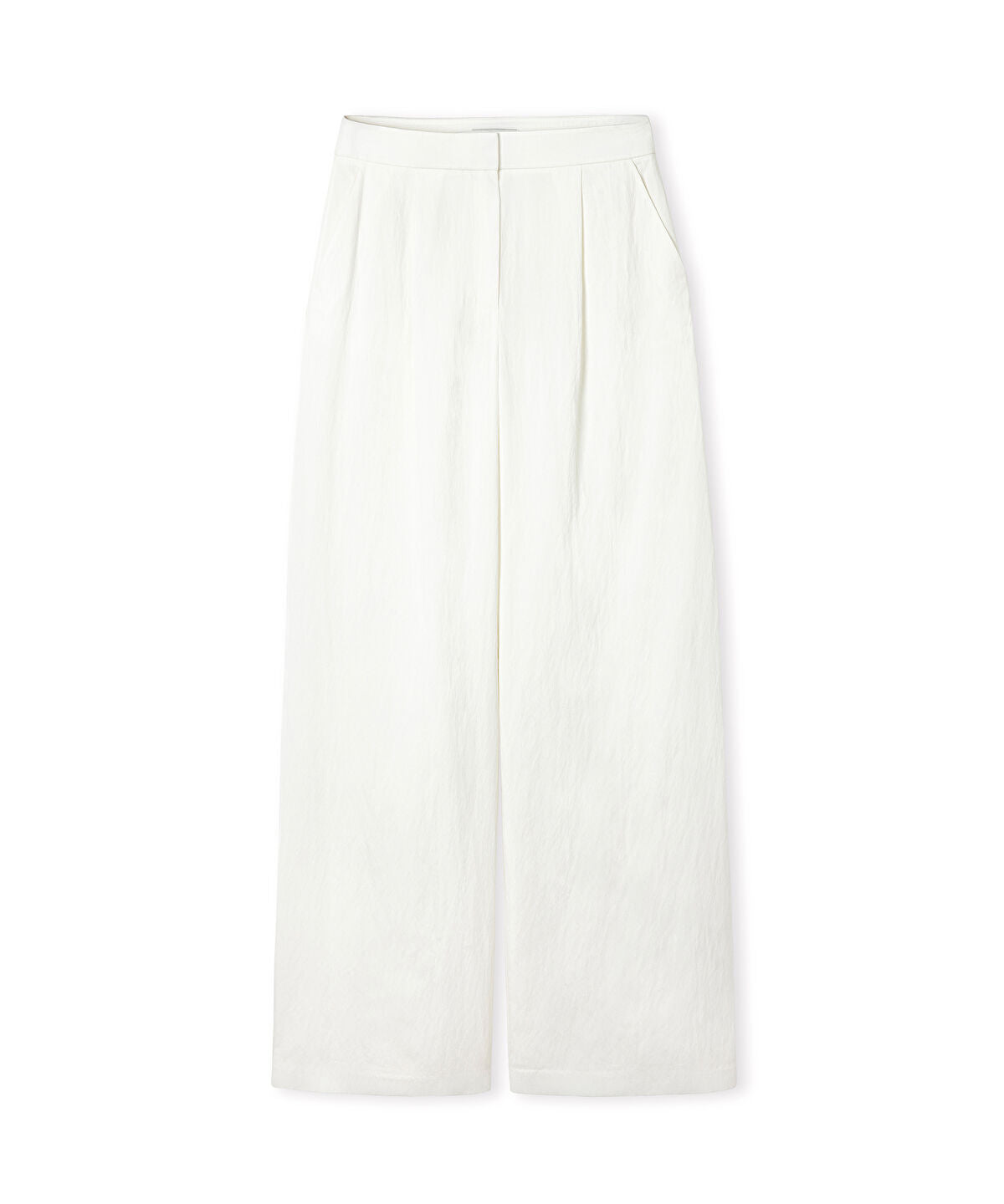 Crinkle-Effect Trousers