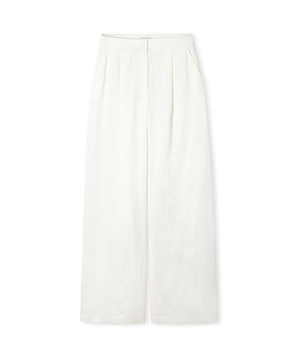 Crinkle-Effect Trousers