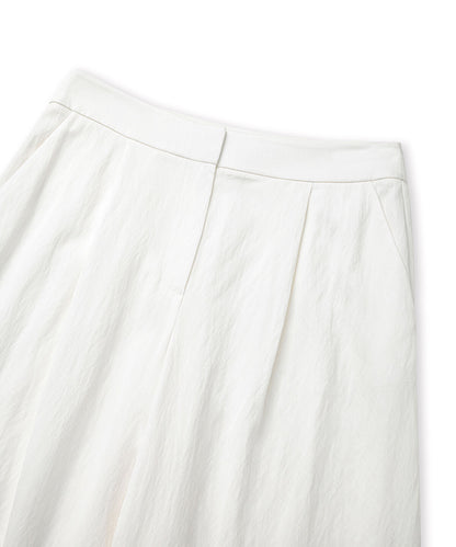 Crinkle-Effect Trousers