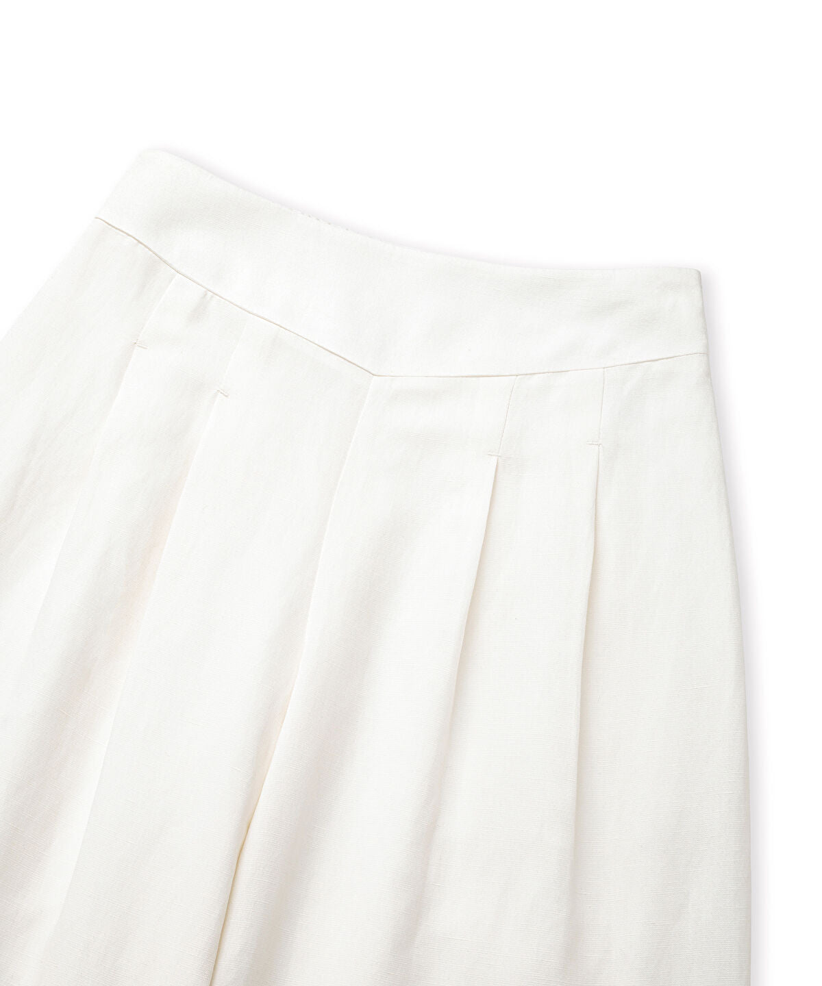 Zoomed Double-Pleated  Wide-Leg Trousers