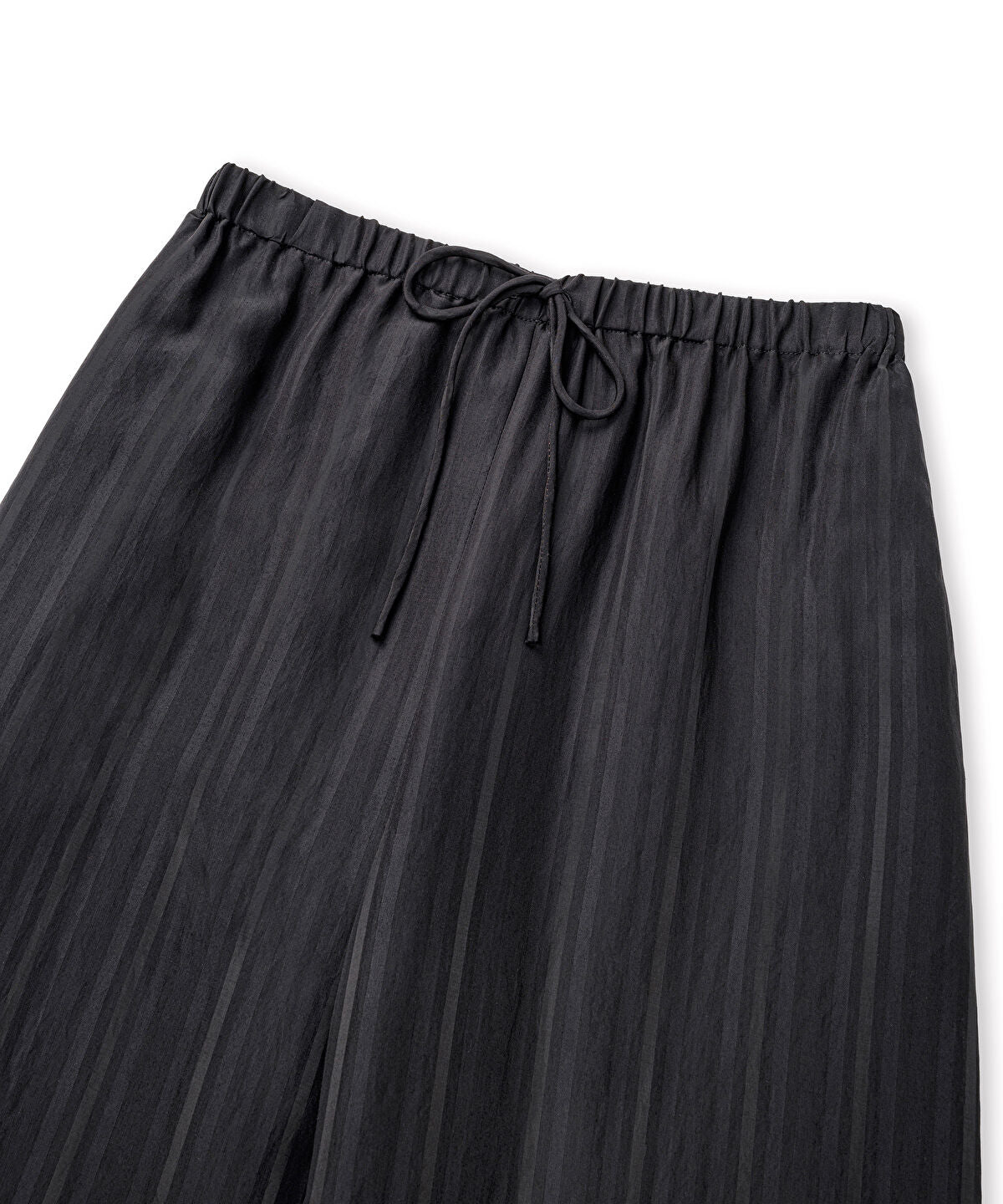 Zoomed Self-Stripe Wide-Leg Trousers
