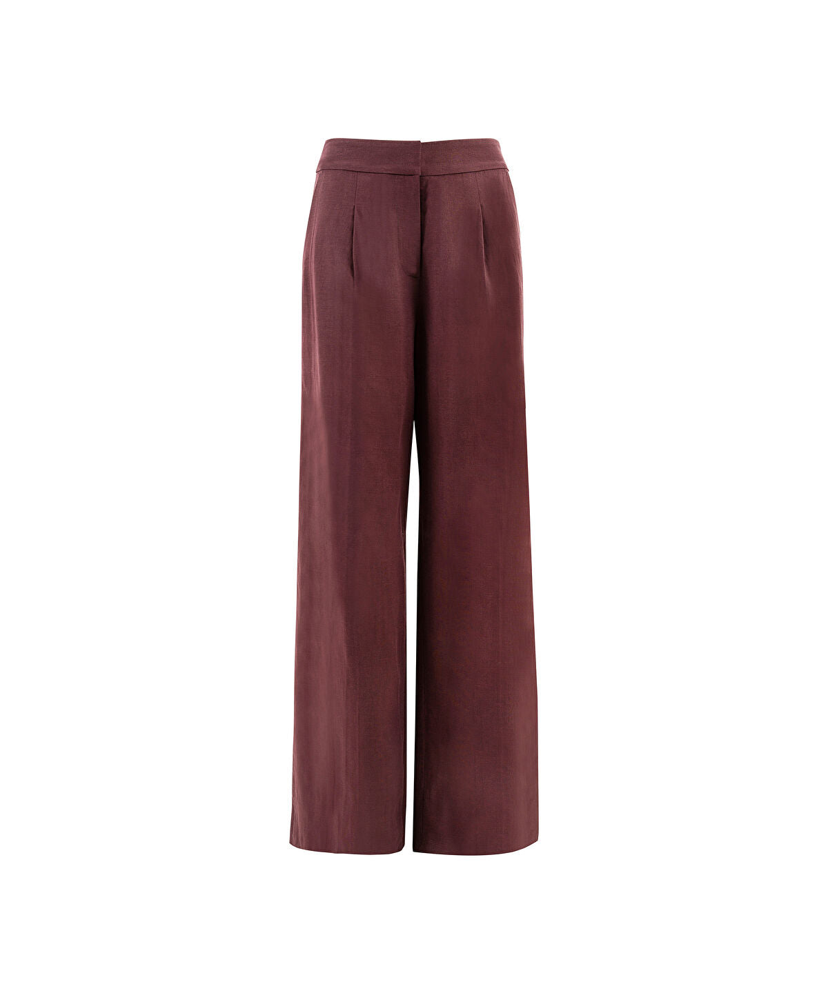 Zoomed Pressed Crease Wide-Leg Trousers