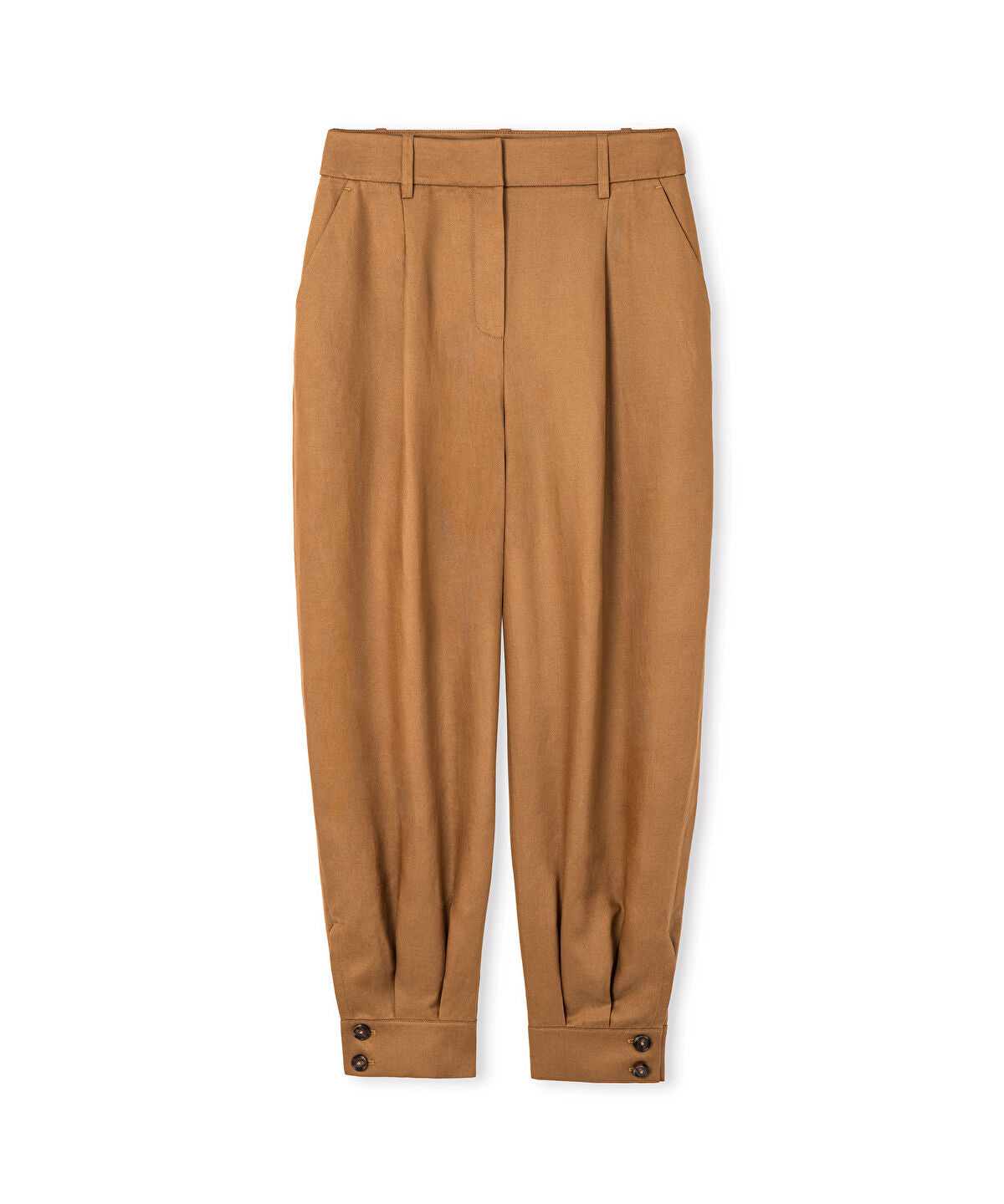 Zoomed Belted Balloon Trousers