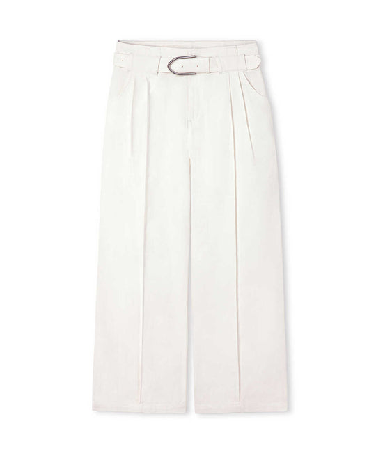 Belted Non-Denim Trousers
