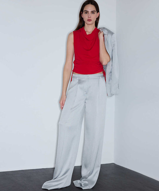 Shiny Tailored Trousers