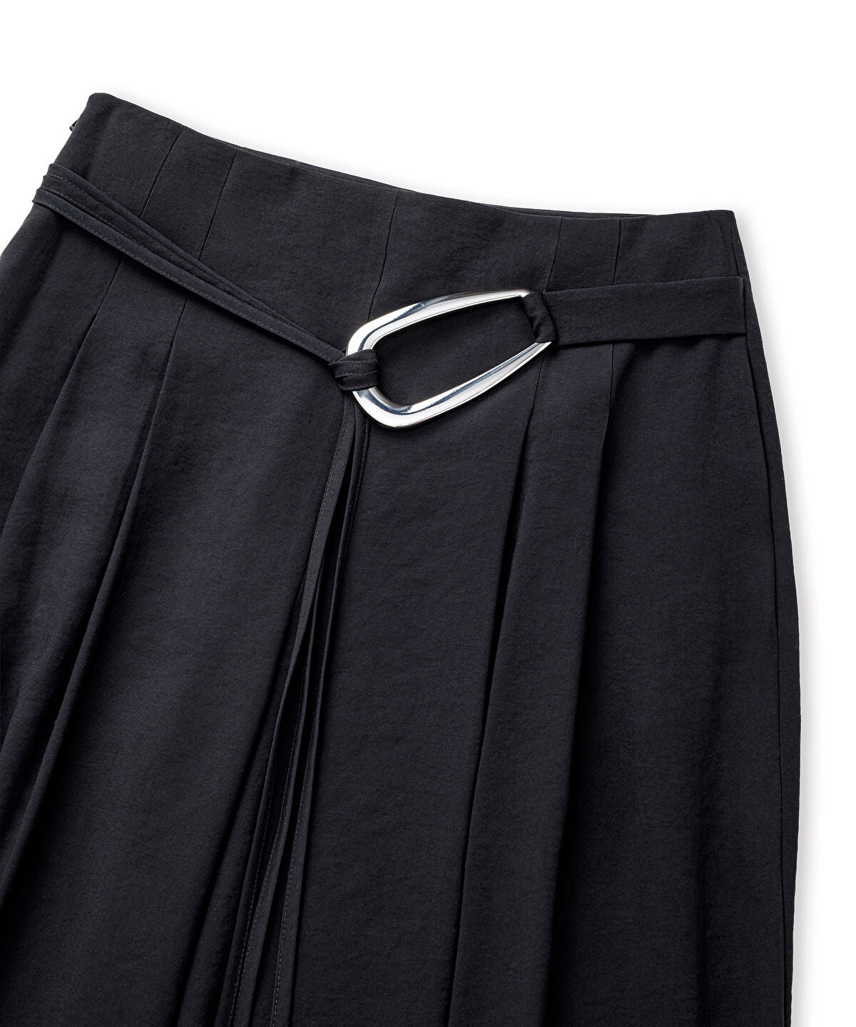 Zoomed Wide-Leg Trousers with Belt