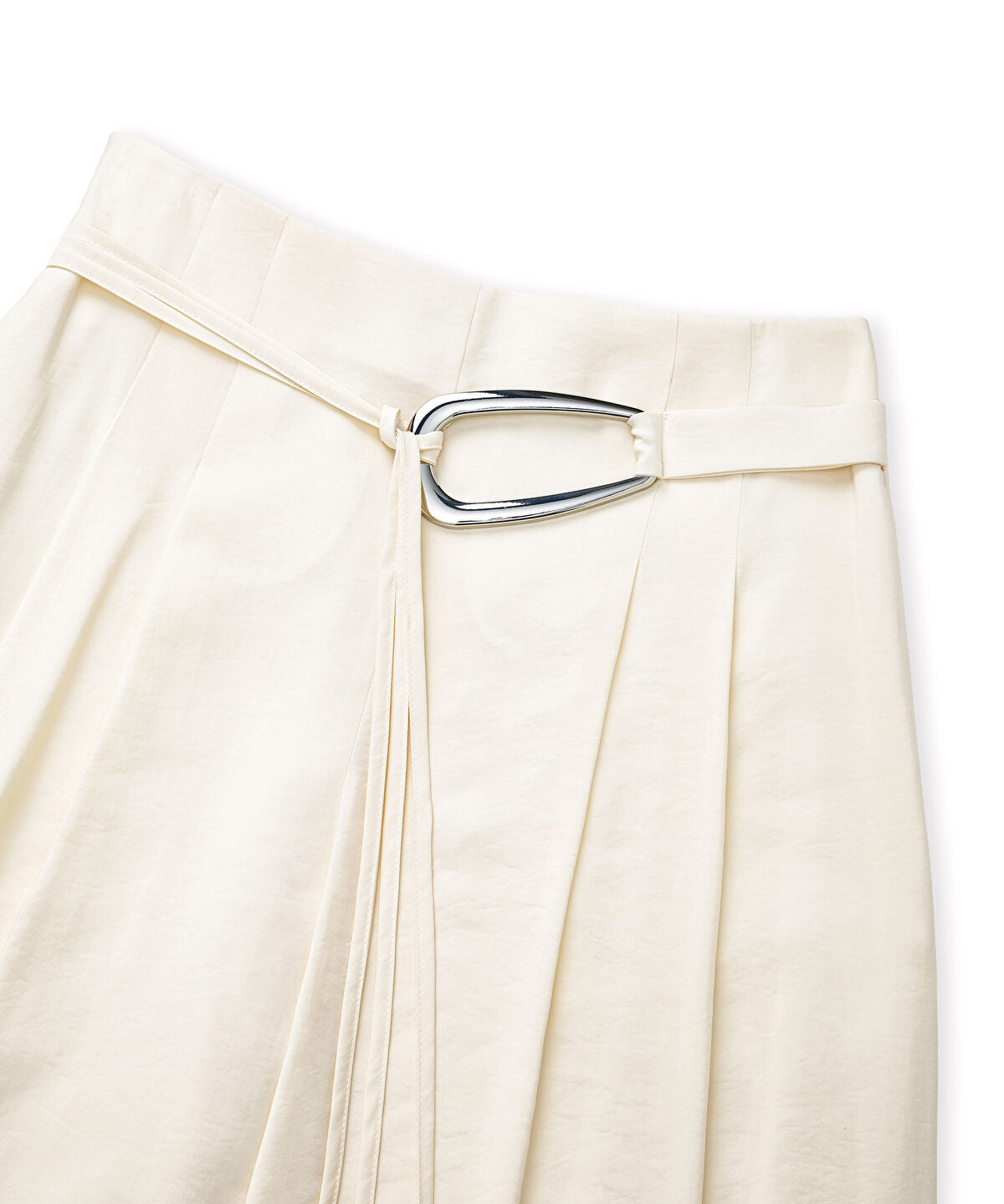 Zoomed Wide-Leg Trousers with Belt