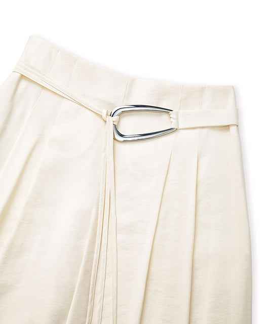 Wide-Leg Trousers with Belt