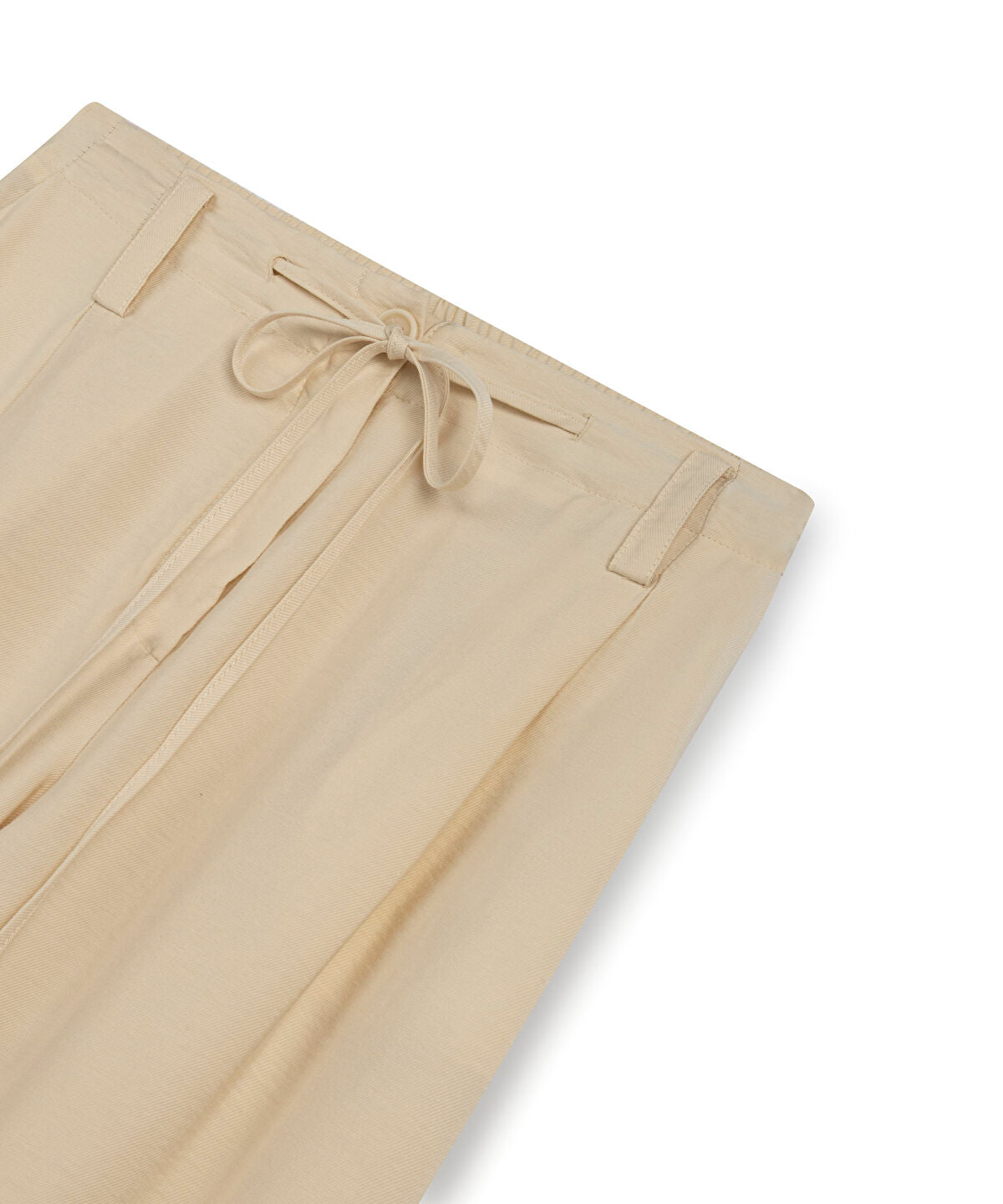 Zoomed Tie-Waist Carrot Fit Trousers