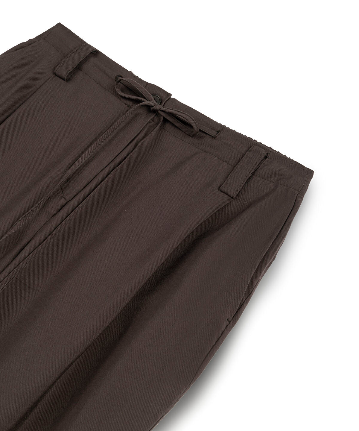Zoomed Tie-Waist Carrot Fit Trousers