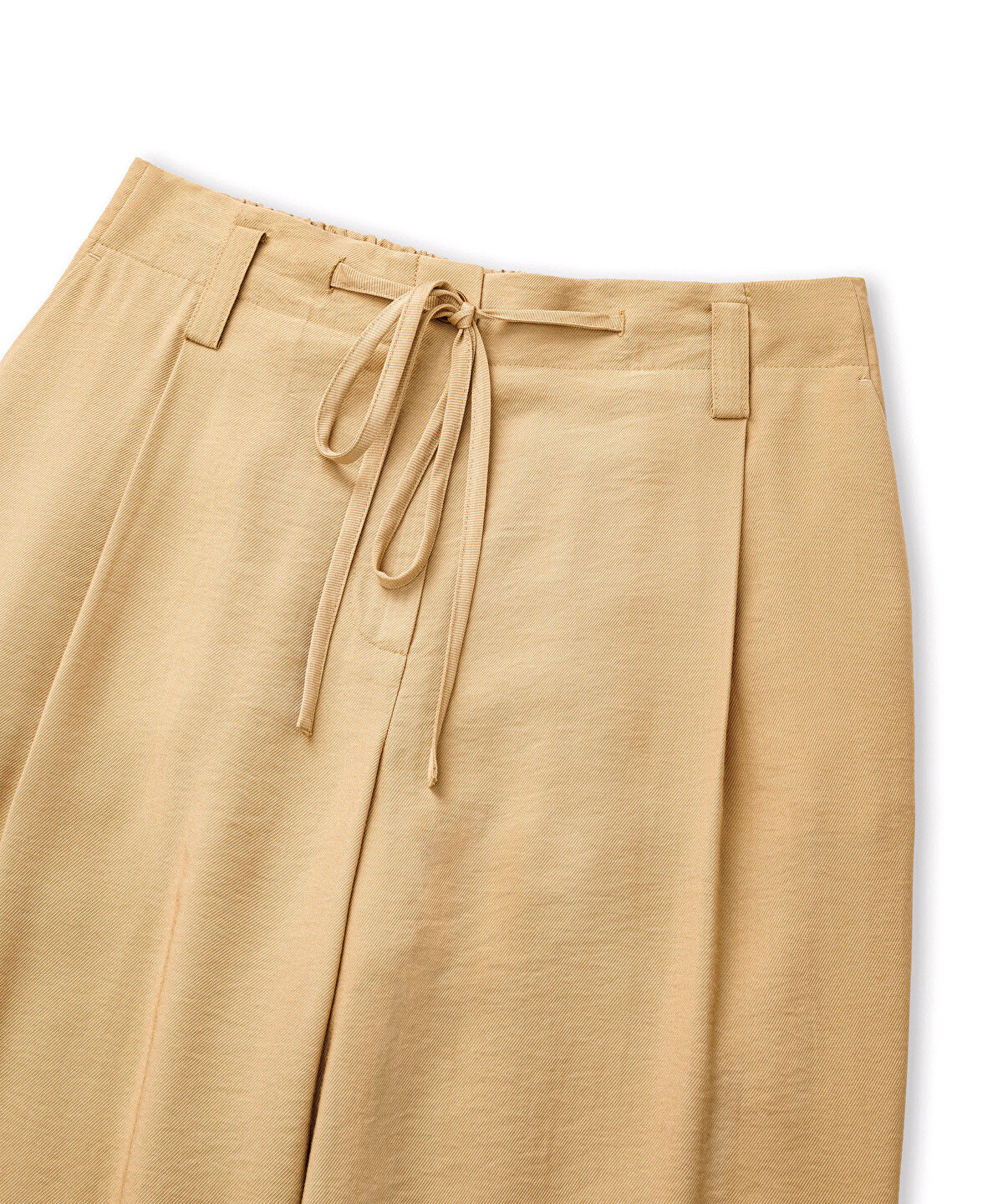 Zoomed Tie-Waist Carrot Fit Trousers
