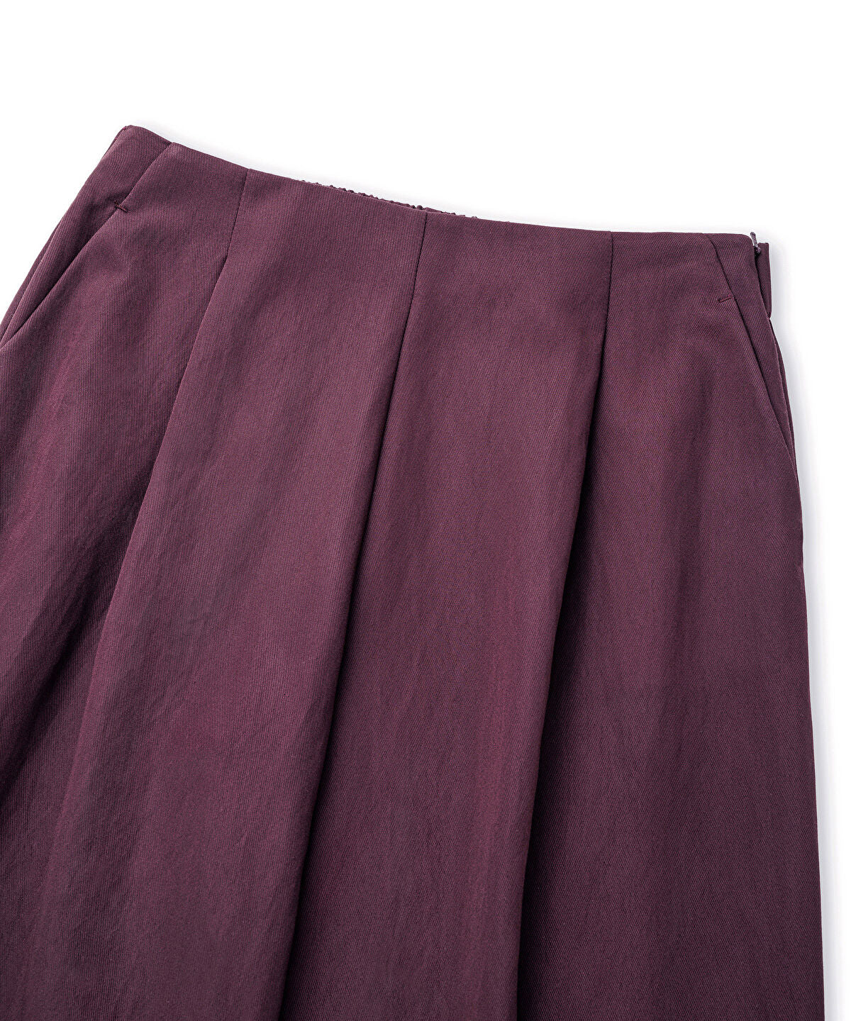 Zoomed Pleated Wide-Leg Trousers